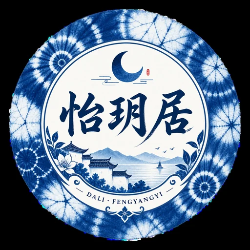 怡玥居·扎染圆徽